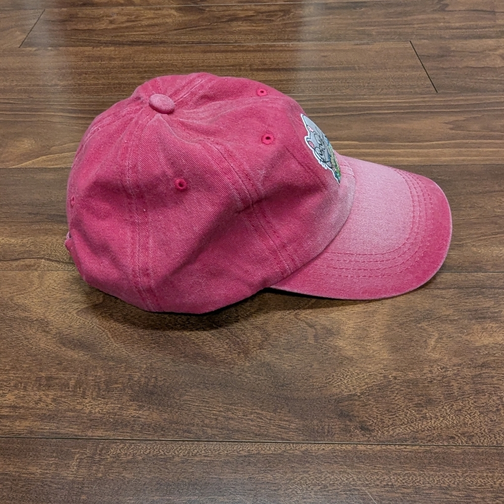 Pink Cat Embroidered Cap - Picture 3 of 8